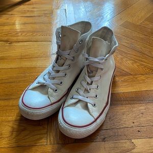 Converse Chuck Taylors High Top Sneakers - Cream